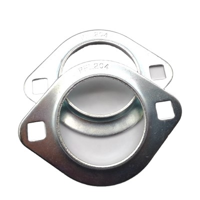 Flenslagerhuis plaatstaal 40mm (set) :: PFL 208