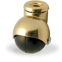 Zwenkwiel rubber 40mm (G-BR/RU-BO) :: 33-9102