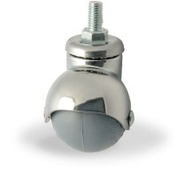 Zwenkwiel rubber 30mm (G-CH/GRU-DR/M8X15) :: 33-6101G