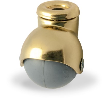 Zwenkwiel rubber 40mm (G-BR/GRU-BO) :: 33-9102G