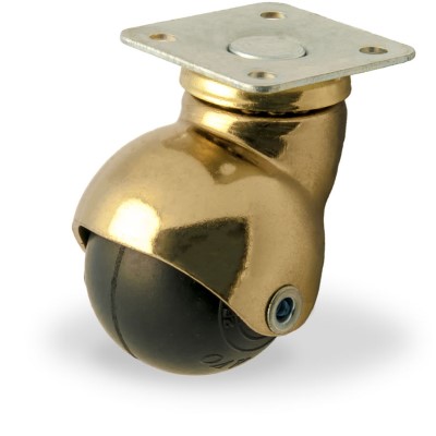 Zwenkwiel rubber 40mm (G-BR/RU-PL) :: 33-9202