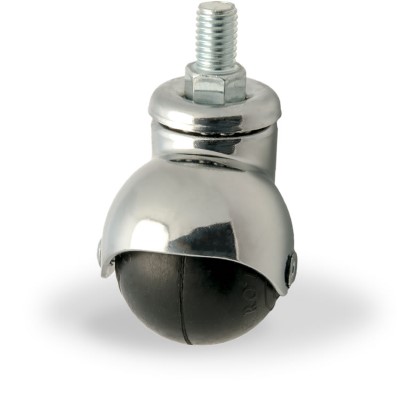 Zwenkwiel rubber 40mm (G-CH/RU-DR/M8X15) :: 33-6102