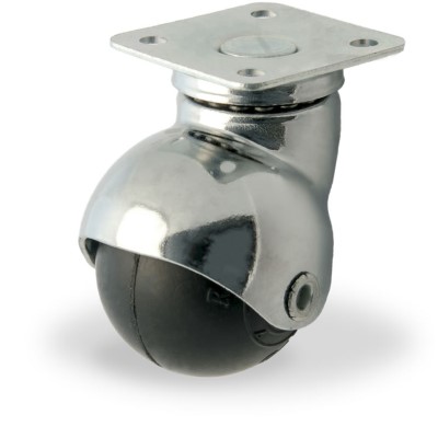 Zwenkwiel rubber 30mm (G-CH/RU-PL) :: 33-4101