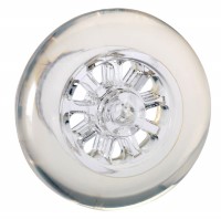 Loswiel kunststof 50mm met 8mm gat (G-PP/PU) :: 39-0000