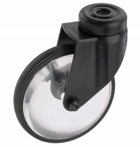 Zwenkwiel rubber 90mm (G-PLEXI/RU-BO/ZW) :: 39-1026