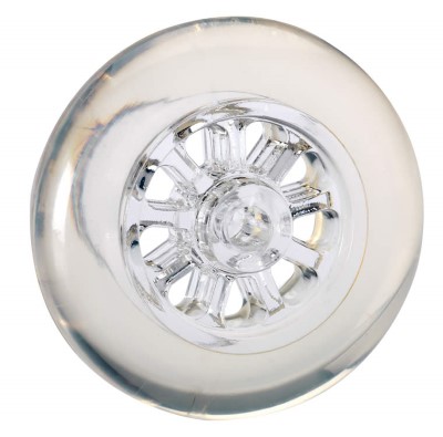 Loswiel kunststof 50mm met 8mm gat (G-PP/PU) :: 39-0000