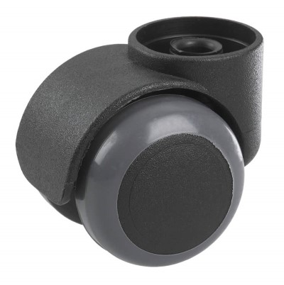 Office chair castor plastic 50mm (G-ZW/PVC) :: 34-1053