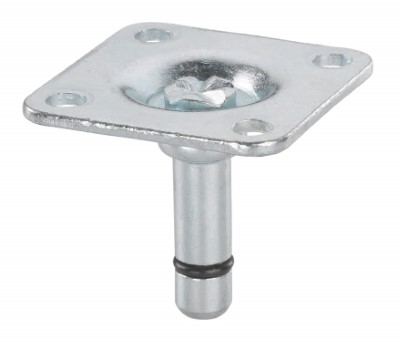 Meubelstift Ø8mm met plaat 29x29mm :: 97-0001