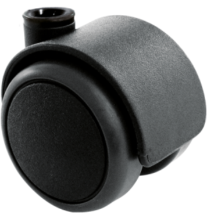 Bureaustoelwiel kunststof 50mm (G-ZW) :: 1892/50