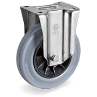 Bokwiel rubber 160mm (R-PP/GRU-NL/PL) :: 22-5910