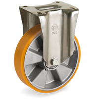 Bokwiel kunststof 200mm (K-AL/PU-P) :: 65-8606