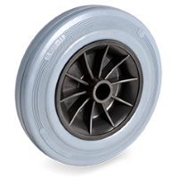 Loswiel rubber 80mm met 12mm gat (G-PP/GRU) :: 22-2101