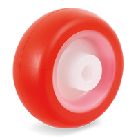 Loswiel kunststof 30mm met 6mm gat (G-P6/IPU) :: 36-1100