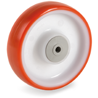 Loswiel kunststof 160x50mm met 12mm gat (K-RVS-P6/IPU) :: 60-2410