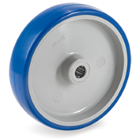 Loswiel kunststof 125mm met 15mm gat (R-P6/IPU) :: 61-3103