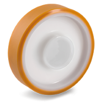 Loswiel kunststof 80x25mm (KH28x10-P6/PU) :: 66-4101