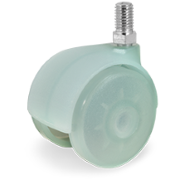Zwenkwiel kunststof 50mm (G-BL/P6-DR/M10x15) :: 34-7302