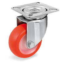 Zwenkwiel kunststof 40mm (G-P6/IPU-PL) :: 36-4301