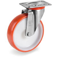 Zwenkwiel kunststof 125mm (G-P6/IPU-NL/PL) :: 60-4203