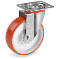 Zwenkwiel kunststof 125x35mm (K-P6/IPU-NL/PL) :: 60-4703