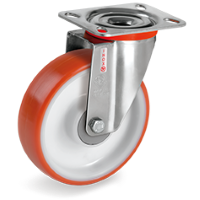 Zwenkwiel kunststof 100x30mm RVS (K-P6/IPU-NLX/PL) :: 60-5402