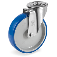 Zwenkwiel kunststof 80mm (R-P6/IPU-NL/BO) :: 61-7801