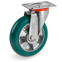 Swivel castor plastic 200x50mm (K-AL/PU-NL/PL/ER) :: 62-8716