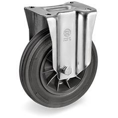 Bokwiel rubber 125mm (G-PP/RU-NL) :: 52-5703