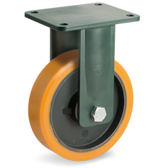 Bokwiel kunststof 250x80mm (K-GY/PU-EES HD/PL) :: 64-8427