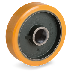 Loswiel kunststof 150x50mm (KH47x14-GY/PU) :: 64-4154