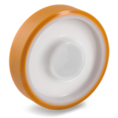 Loswiel kunststof 80x25mm (KH28x10-P6/PU) :: 66-4101