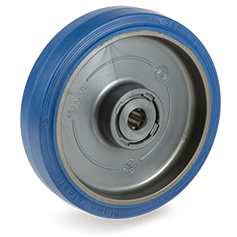 Loswiel rubber 125mm met 20mm gat (R-P6/ERU) :: 73-3103