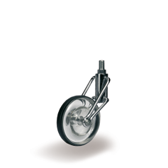 Zwenkwiel kunststof 78mm (G-PLEXI/PU-DR) :: 39-3104