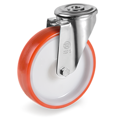 Zwenkwiel kunststof 100x30mm (R-P6/IPU-NL/BO) :: 60-7802