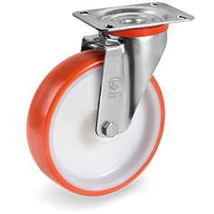 Zwenkwiel kunststof 100x30mm (R-P6/IPU-NL/PL-AP45) :: 60-4502