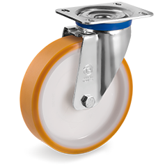 Zwenkwiel kunststof 200x50mm (K-P6/PU-M/PL) :: 66-5306